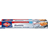 Albal Papel de aluminio- extra-resistente- fácil de cortar- 20 m